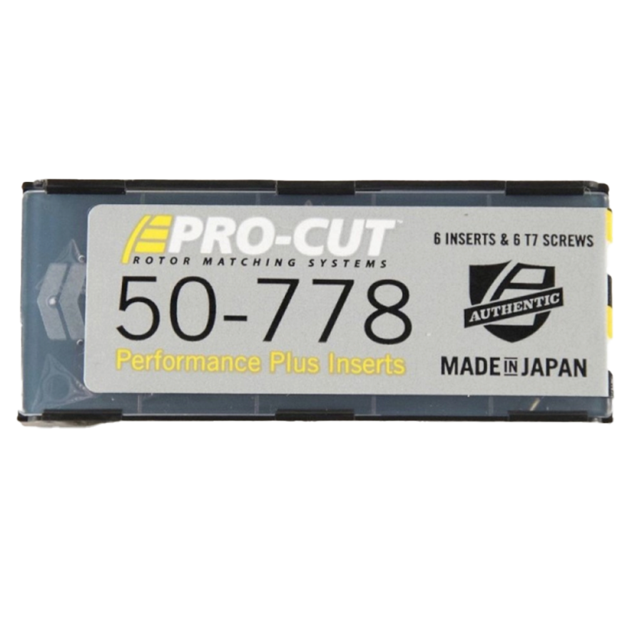 COUTEAUX TRIANGULAIRES PREMIUM POUR TOUR À FREINS PRO-CUT - 6/BOITE (ORIGINAUX)