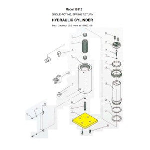 BASE POUR CRIC HYDRAULIQUE ESCO 10312