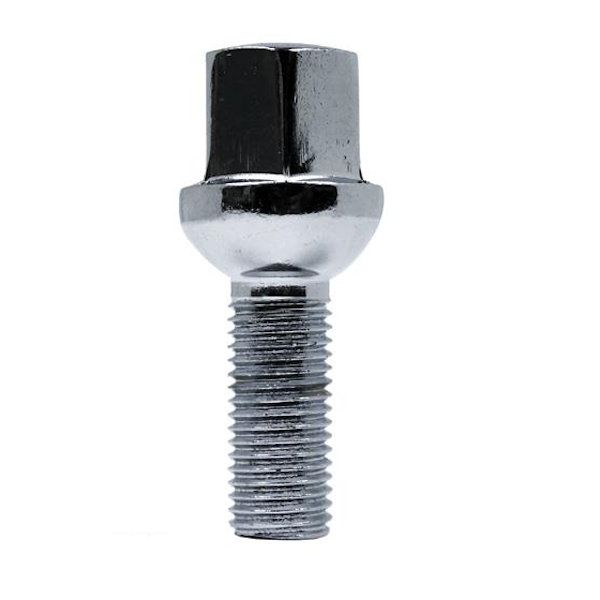 NOIX CHROMÉE 14 X 1.50 X 17MM STYLE LUG OEM MERCEDES (45MM LONG)