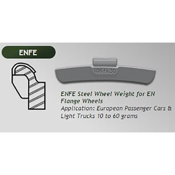 PESÉE DE ROUE ENFE (ENS) 10G - 25/BOITE