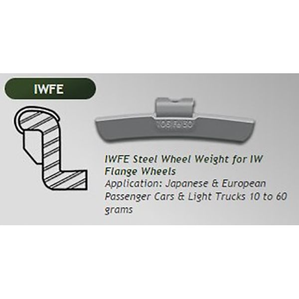 PESÉE DE ROUE IWFE (IAWS) 10G - 25/BOITE