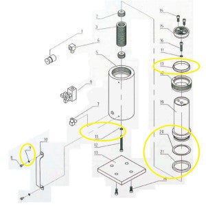 ENSEMBLE DE RÉPARATION ESCO 10312RK POUR MODÈLE 10312