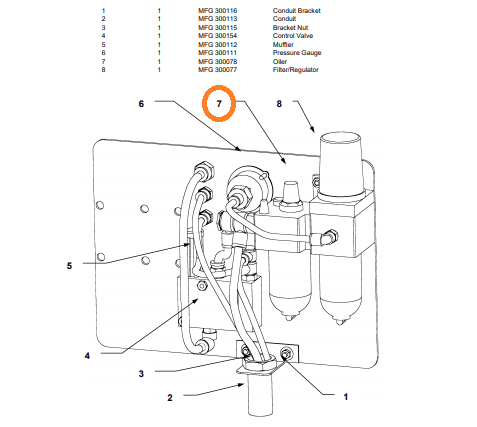 DISTRIBUTEUR D'HUILE POUR SATSIM 300078