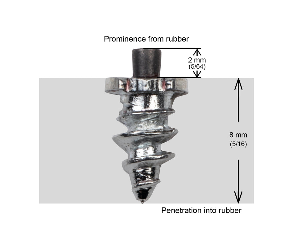 CRAMPONS D'ÉPAULEMENT VISSABLES iGRIP 6MM  - 1000/BOITE