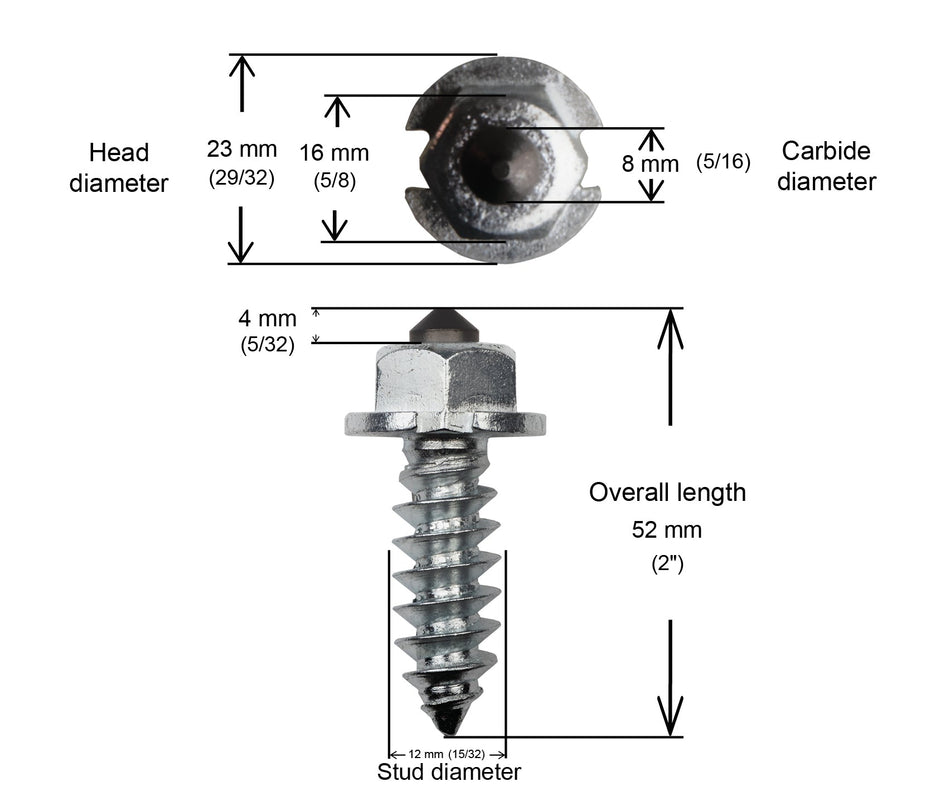 CRAMPONS D'ÉPAULEMENT VISSABLES iGRIP 50MM HD- 200/BOITE