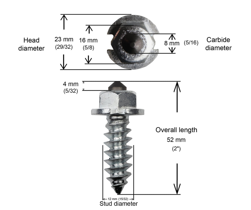 CRAMPONS D'ÉPAULEMENT VISSABLES iGRIP 50MM HD- 100/BOITE