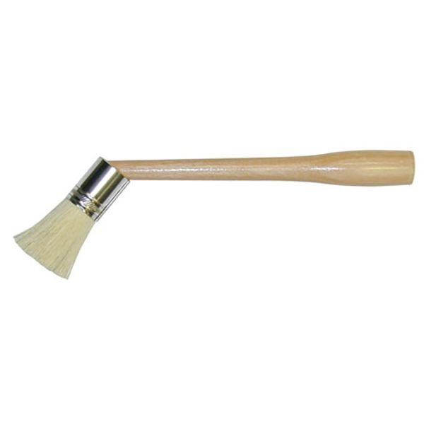 BROSSE À ANGLE AVEC POIGNÉE EN BOIS POUR APPLIQUER LES LUBRIFIANTS - PREMIUM