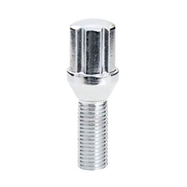 NOIX CHROMÉE UNIVERSELLE STYLE LUG 6-SPLINE X 14 X 1.50 (32MM LONG)