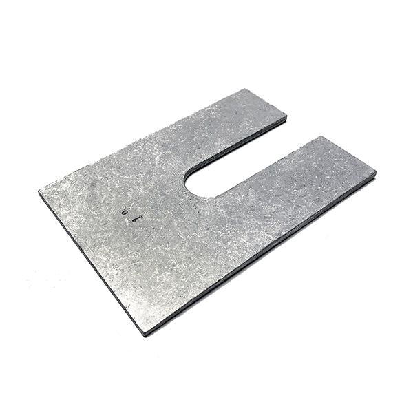 CALES D'ALIGNEMENT EN ALUMINIUM 3" X 6" 2° - 6/BOITE