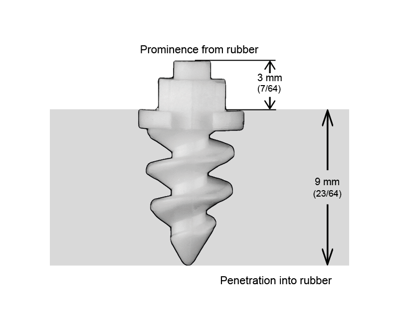 CRAMPONS D'ÉPAULEMENT EN CÉRAMIQUE VISSABLES iGRIP 11MM SF - 1000/BOITE