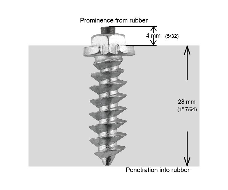 CRAMPONS D'ÉPAULEMENT VISSABLES iGRIP 30MM - 1000/BOITE