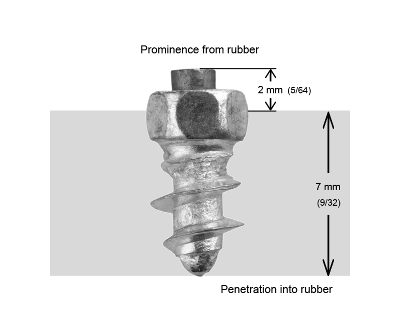 CRAMPONS VISSABLES iGRIP 8MM - 1000/BOITE