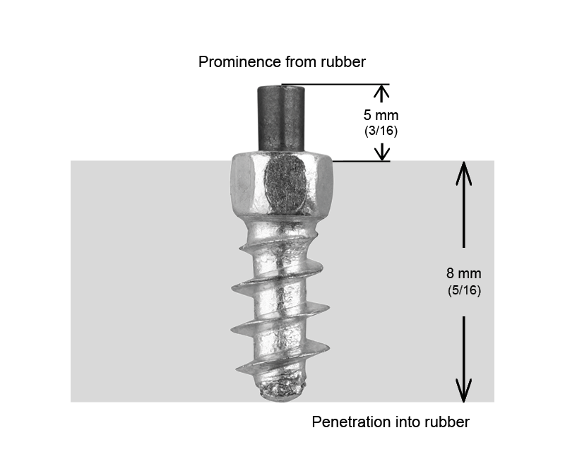 CRAMPONS VISSABLES iGRIP 11MM F - 100/BOITE